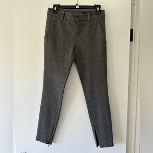 Gucci trouser wool slim fitting ankle length with bottom zipper